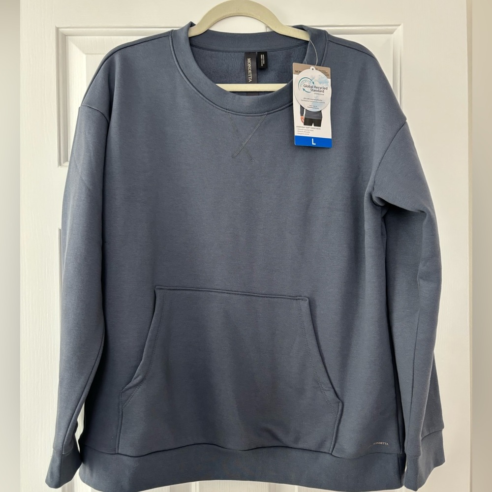 Mondetta Blue Crewneck Sweater